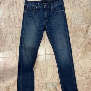 Uniqlo Men's Dark Blue Slim Jeans